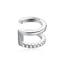 925 Sterling Silver Plated Platinum CZ Earrings for Women