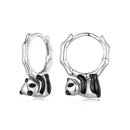 S925 Sterling Silver Enamel Earrings for Women