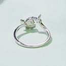 925 Sterling Silver Enamel Flower Ring for Women
