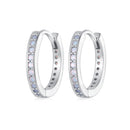 925 Sterling Silver Opal Earrings for Women