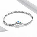 925 Sterling Silver Moonstone Bracelet 17cm for Women