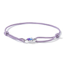925 Sterling Silver Adjustable 24cm CZ Resin Bracelet for Women