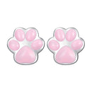 925 Sterling Silver Enamel Black Gold Plated Earrings for Women