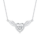 925 Sterling Silver Adjustable Necklace with Zircon and CZ for Women