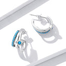 925 Sterling Silver High Quality Turquoise Earrings