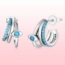 925 Sterling Silver High Quality Turquoise Earrings