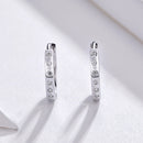 925 Sterling Silver Earrings with Pavé Setting CZ for Women