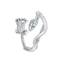 925 Sterling Silver 2mm Pave Setting CZ Ring