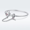 925 Sterling Silver Bracelet 17cm for Women