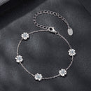 925 Sterling Silver 0.1 Carat Moissanite Bracelet for Women