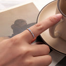 925 Sterling Silver CZ Pavé Setting Ring Size 6 for Women