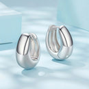 925 Sterling Silver White Gold Plated Earrings