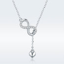 925 Sterling Silver Adjustable Necklace 38-45cm for Women