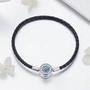 925 Sterling Silver Nan Style Bracelet Size 17.0