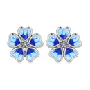 925 Sterling Silver Enamel Earrings for Women
