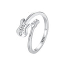 925 Sterling Silver 1.8mm Ring with Pavé Setting CZ for Women