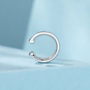 S925 Sterling Silver Plated Platinum Earrings