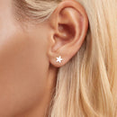 925 Sterling Silver Earrings 0.7cm