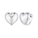 S925 Oxidized Silver 11mm Earrings for Women