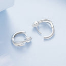 925 Sterling Silver White Gold Plated Earrings for Women
