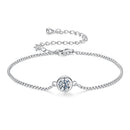 925 Sterling Silver 0.50 Carat Moissanite Bracelet for Women