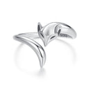 925 Sterling Silver Oxidized Silver 0.18cm Ring