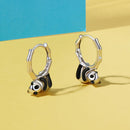S925 Sterling Silver Enamel Earrings for Women