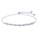925 Sterling Silver Bracelet 22cm for Women