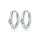 925 Sterling Silver Pavé Setting CZ Gold Plated Earrings for Women