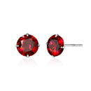 925 Sterling Silver Earrings with Pavé Setting CZ