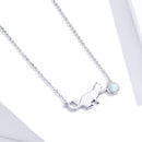 925 Sterling Silver Necklace 40-45cm for Women