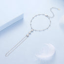 925 Sterling Silver 15+6cm White Gold Plated Pavé Setting CZ Bracelets