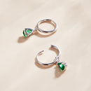 925 Sterling Silver Earrings with Pavé Setting CZ
