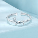 925 Sterling Silver Oxidized Silver 1.6mm Ring for Women