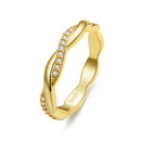 925 Sterling Silver Pavé Setting CZ Ring