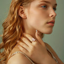 925 Sterling Silver Ring with Pavé Setting CZ for Women