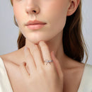 925 Sterling Silver Plated White Gold Minimalist Pendant Necklace for Women