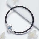 925 Sterling Silver Nan Style Bracelet Size 17.0
