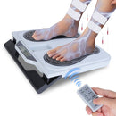 TENS & EMS Foot Massager with 10 Modes & 50 Intensity Levels - Electric Foot Stimulator for Neuropathy, Plantar Fasciitis & Pain Relief - 4 Electrode Pads for Full Body - Cordless with Remote Control
