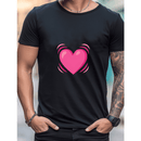 Celebrate in Style with This 100% Cotton Men's Valentine's Day Tee