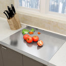 XXL 304 Stainless Steel Cutting Board Anti-Slip & Mildew-Proof! No More Moldy Wooden Boards | Heavy-Duty & Food-Safe, Easy to Clean – Chop Meat, Knead Dough, Bake Prep All-in-One | Must-Have for Home