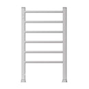 Electric Heated Towel Rack for Bathroom, Wall Mounted Towel Warmer, 6 Stainless Steel Bars Drying Rack