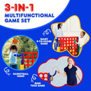 2.5 Feet 4-to-Score Giant Game Set