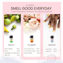 Sipresa Splash'n Shine Hair Perfume Oil 9 Unique Scents in 1 Pack Natural Plant-based Oils 72H Long-Lasting Fragrance 36-PCs Travel Set Haircare