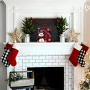 Christmas Decor Red Truck Christmas Wooden Box Signs Buffalo Plaid Christmas Decorations Christmas Decor for Home Office Bedroom Fireplace Car Tiered Tray Decor Christmas Gifts for Women 5x5