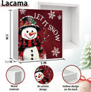 Christmas Decor Red Truck Christmas Wooden Box Signs Buffalo Plaid Christmas Decorations Christmas Decor for Home Office Bedroom Fireplace Car Tiered Tray Decor Christmas Gifts for Women 5x5