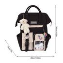 2021 Preppy Purple Backpack Women Waterproof Candy Colors Backpacks Fancy High School Bags for Teenage Girl Cute Travel Rucksack