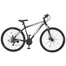 Mountain Bike, 29 inch MTB Bicycle with Front Suspension, 21 Speeds SHIMANO Twist Shifting, Comfort Saddle, Dual Disc Brakes, Aluminum Alloy Frame, Adult Sport Cycling Bicycle Trail Snow