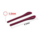 3 Pairs Eyeglass End Tips Ear Sock Pieces Tube Sleeve Glasses Replacement Tips for Thin Metal Eyeglass Legs,Fushcia
