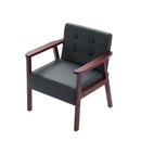Wood Frame Accent Armchair